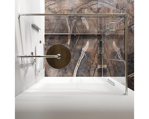 Душевой уголок AM.PM Func 120x90 W84G-403-12090-MT профиль Хром матовый стекло прозрачное