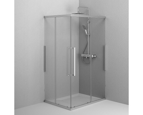 Душевой уголок AM.PM Func 120x90 W84G-403-12090-MT профиль Хром матовый стекло прозрачное