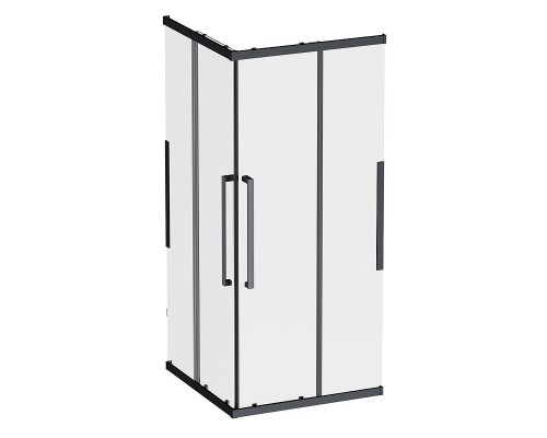 Душевой уголок AM.PM Func 90x90 W84G-403-9090-BT профиль Черный матовый стекло прозрачное