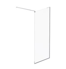 Душевая перегородка AM.PM Func 90 W84WI-90-F1-MTE профиль Хром матовый стекло прозрачное