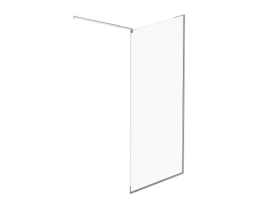 Душевая перегородка AM.PM Func 100 W84WI-100-F1-MTE профиль Хром матовый стекло прозрачное