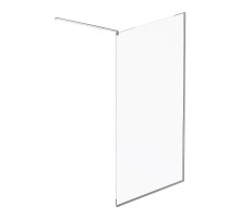 Душевая перегородка AM.PM Func 120 W84WI-120-F1-MTE профиль Хром матовый стекло прозрачное