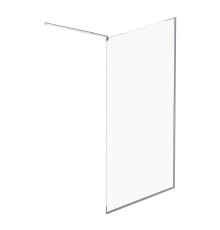 Душевая перегородка AM.PM Func 120 W84WI-120-F1-MTE профиль Хром матовый стекло прозрачное