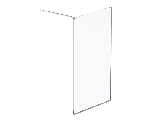 Душевая перегородка AM.PM Func 120 W84WI-120-F1-MTE профиль Хром матовый стекло прозрачное