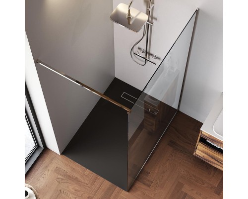 Душевая перегородка AM.PM Func 120 W84WI-120-F1-MTE профиль Хром матовый стекло прозрачное