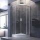Душевой уголок AM.PM Gem 90х90 W90G-401-090WT профиль Хром матовый стекло прозрачное