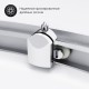 Душевой уголок AM.PM Gem 90х90 W90G-401-090WT профиль Хром матовый стекло прозрачное