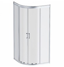 Душевой уголок AM.PM Gem 100х100 W90G-401-100WT профиль Хром матовый стекло прозрачное