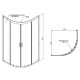 Душевой уголок AM.PM Gem 100х100 W90G-401-100WT профиль Хром матовый стекло прозрачное