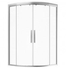 Душевой уголок AM.PM Gem 90х90 W90G-401A090WT профиль Хром матовый стекло прозрачное