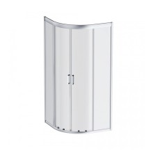 Душевой уголок AM.PM Gem 80х80 W90G-401-080WT профиль Хром матовый стекло прозрачное
