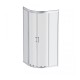 Душевой уголок AM.PM Gem 80х80 W90G-401-080WT профиль Хром матовый стекло прозрачное