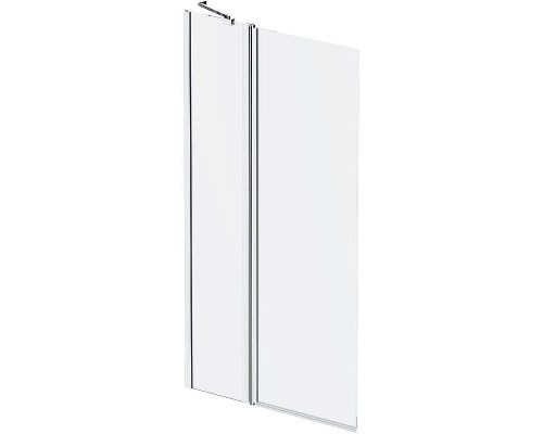 Шторка на ванну AM.PM Gem 80 W90BS-D3W5-140CT профиль Хром матовый стекло прозрачное