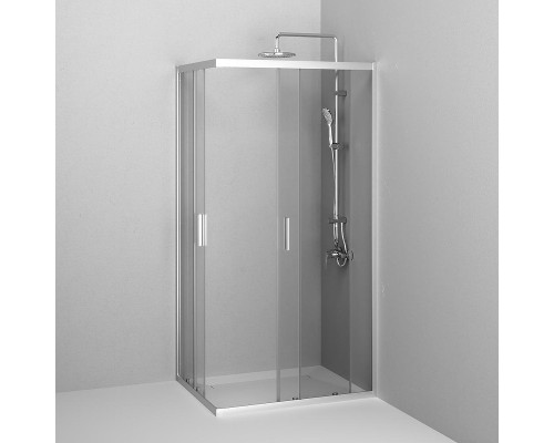 Душевой уголок AM.PM Gem 100x80 W90G-403-100280-MT профиль Хром матовый стекло прозрачное
