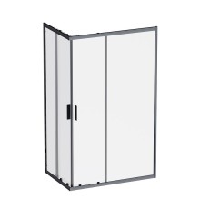 Душевой уголок AM.PM Gem 120x80 W90G-403-120280-BT профиль Черный матовый стекло прозрачное