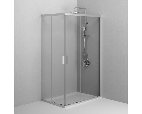 Душевой уголок AM.PM Gem 120x80 W90G-403-120280-MT профиль Хром матовый стекло прозрачное