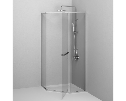 Душевой уголок AM.PM Gem 90x90 W90G-405-9090-MT профиль Хром матовый стекло прозрачное