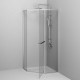 Душевой уголок AM.PM Gem 90x90 W90G-405-9090-MT профиль Хром матовый стекло прозрачное