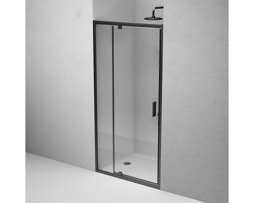 Душевая дверь AM.PM Gem 100 W90G-100-1P-BT профиль Черный матовый стекло прозрачное
