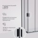 Душевой уголок AM.PM Gem 80х80 W90G-403-8080-BT профиль Черный матовый стекло прозрачное