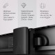 Душевой уголок AM.PM Gem 80х80 W90G-403-8080-BT профиль Черный матовый стекло прозрачное