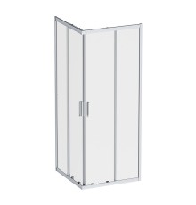Душевой уголок AM.PM Gem 80х80 W90G-403-8080-MT профиль Хром матовый стекло прозрачное
