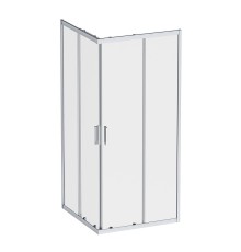 Душевой уголок AM.PM Gem 90х90 W90G-403-9090MT профиль Хром матовый стекло прозрачное