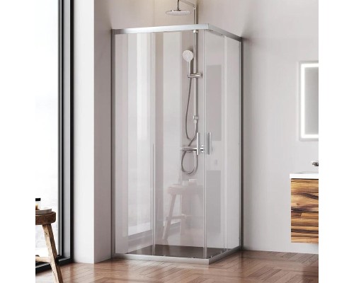 Душевой уголок AM.PM Gem 90х90 W90G-403-9090MT профиль Хром матовый стекло прозрачное