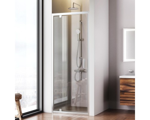 Душевая дверь AM.PM Gem 80 W90G-80-1P-MT профиль Хром матовый стекло прозрачное