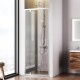 Душевая дверь AM.PM Gem 80 W90G-80-1P-MT профиль Хром матовый стекло прозрачное