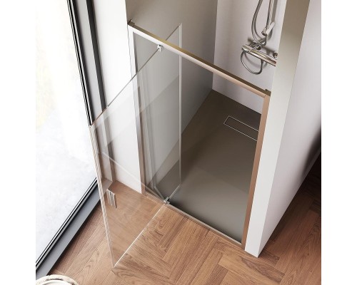 Душевая дверь AM.PM Gem 80 W90G-80-1P-MT профиль Хром матовый стекло прозрачное