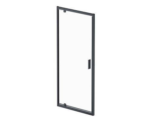 Душевая дверь AM.PM Gem 90 W90G-90-1P-BT профиль Черный матовый стекло прозрачное