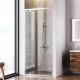 Душевая дверь AM.PM Gem 90 W90G-90-1P-MT профиль Хром матовый стекло прозрачное