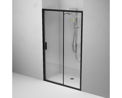 Душевая дверь AM.PM Gem 120 W90G-120-1-195BT профиль Черный матовый стекло прозрачное