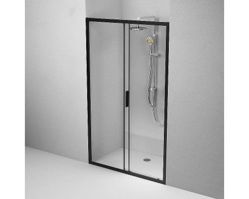Душевая дверь AM.PM Gem 120 W90G-120-1-195BT профиль Черный матовый стекло прозрачное