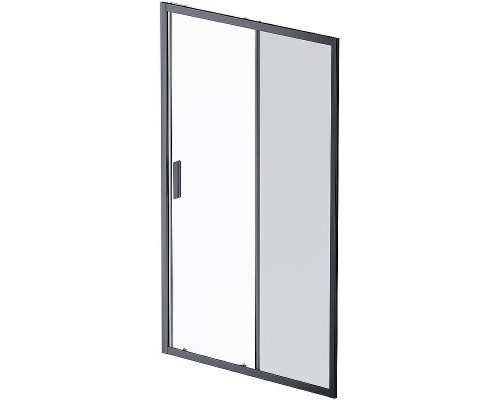 Душевая дверь AM.PM Gem 120 W90G-120-1-195BG профиль Черный матовый стекло тонированное-прозрачное