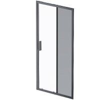 Душевая дверь AM.PM Gem 100 W90G-100-1-195BM профиль Черный матовый стекло матовое-прозрачное