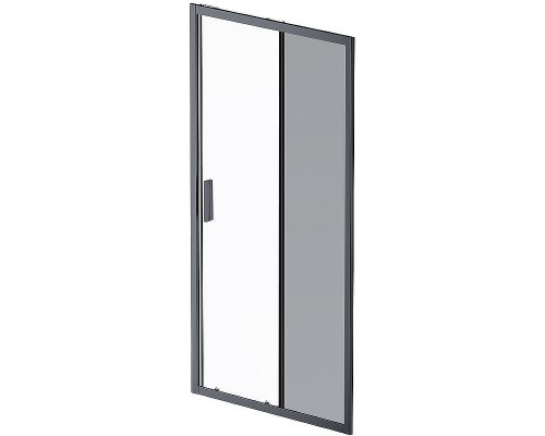 Душевая дверь AM.PM Gem 100 W90G-100-1-195BM профиль Черный матовый стекло матовое-прозрачное