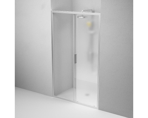 Душевая дверь AM.PM Gem 120 W90G-120-1-195MM профиль Хром матовый стекло матовое-прозрачное