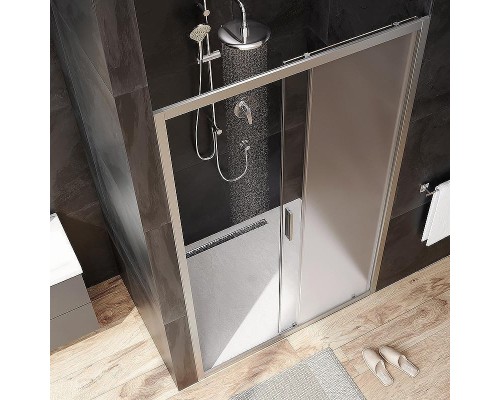 Душевая дверь AM.PM Gem 120 W90G-120-1-195MM профиль Хром матовый стекло матовое-прозрачное