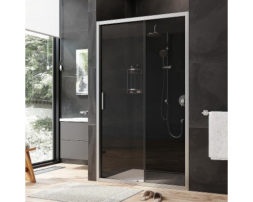 Душевая дверь AM.PM Gem 120 W90G-120-1-195MG профиль Хром матовый стекло тонированное-прозрачное