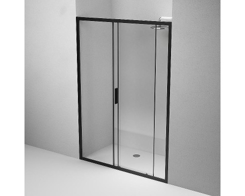 Душевая дверь AM.PM Gem 140 W90G-140-1-195BT профиль Черный матовый стекло прозрачное