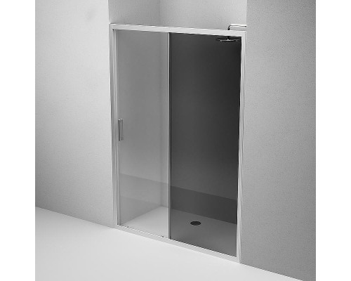 Душевая дверь AM.PM Gem 140 W90G-140-1-195MG профиль Хром матовый стекло тонированное-прозрачное