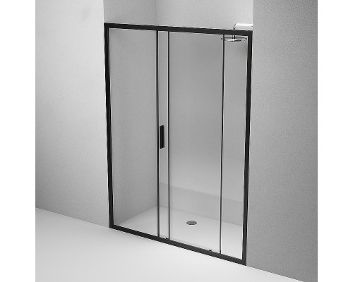 Душевая дверь AM.PM Gem 150 W90G-150-1-195BT профиль Черный матовый стекло прозрачное