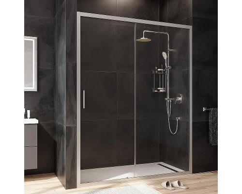 Душевая дверь AM.PM Gem 150 W90G-150-1-195MT профиль Хром матовый стекло прозрачное