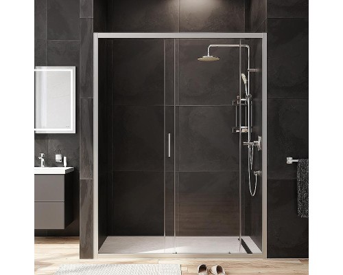 Душевая дверь AM.PM Gem 150 W90G-150-1-195MT профиль Хром матовый стекло прозрачное