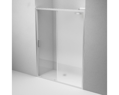 Душевая дверь AM.PM Gem 150 W90G-150-1-195MM профиль Хром матовый стекло матовое-прозрачное