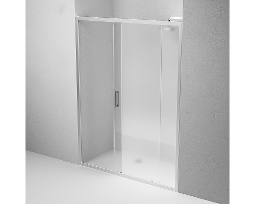 Душевая дверь AM.PM Gem 150 W90G-150-1-195MM профиль Хром матовый стекло матовое-прозрачное