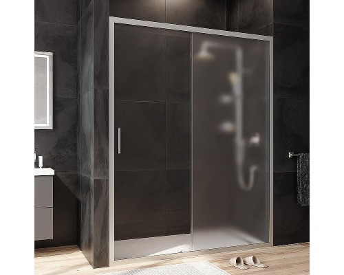 Душевая дверь AM.PM Gem 150 W90G-150-1-195MM профиль Хром матовый стекло матовое-прозрачное