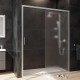 Душевая дверь AM.PM Gem 150 W90G-150-1-195MM профиль Хром матовый стекло матовое-прозрачное